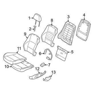 BMW OE - Seats & Tracks - Driver Seat Components (W/O Sport Seat)