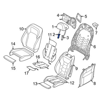 BMW OE - Rear Headrest Guide