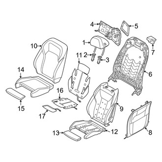BMW OE - Seats & Tracks - Passenger Seat Components (Base)