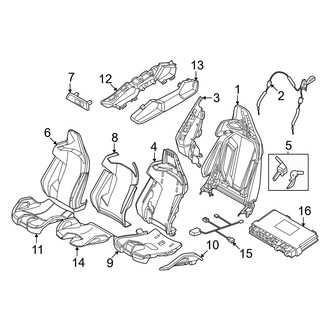 BMW OE - Seats & Tracks - Passenger Seat Components (Base)