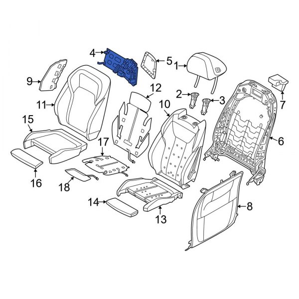 Seat Back Reinforcement Plate