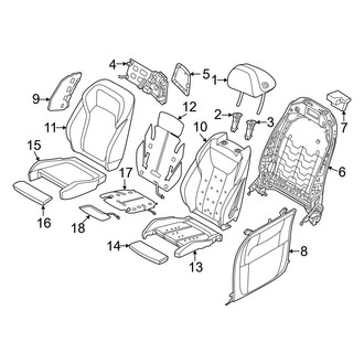 BMW OE - Seats & Tracks - Driver Seat Components