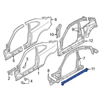 BMW OE - Left Rocker Panel Reinforcement