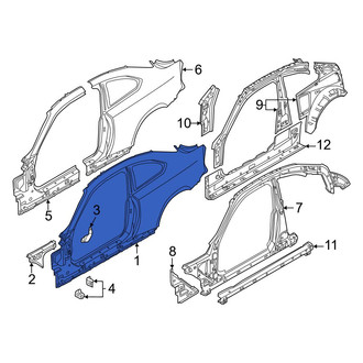 BMW OE - Left Outer Uniside