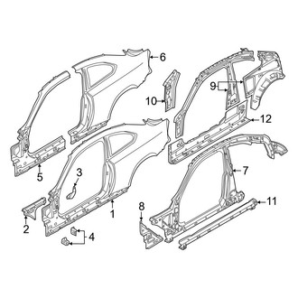 BMW OE - Pillars, Rocker & Floor - Inner Structure