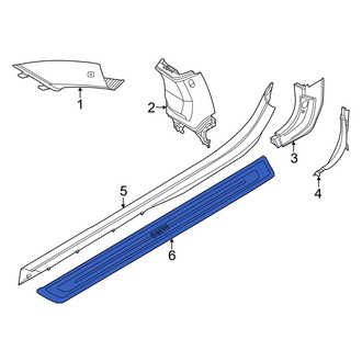 BMW OE - Outer Door Sill Plate