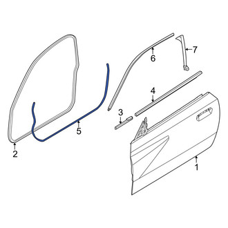 BMW OE - Front Outer Door Seal