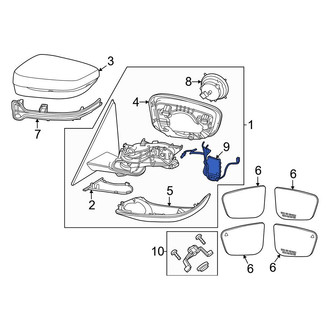 BMW OE - Front Left Door Mirror Wiring Harness