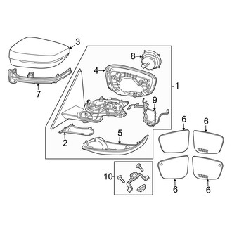 BMW OE - Door - Outside Mirrors
