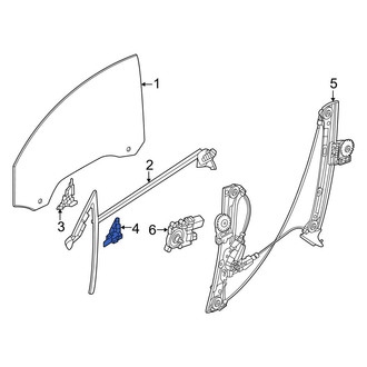 BMW OE - Front Right Door Mirror Trim Ring