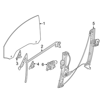 BMW OE - Door - Glass & Hardware