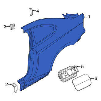 BMW OE - Rear Left Outer Quarter Panel