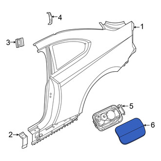 BMW OE - Rear Fuel Filler Door