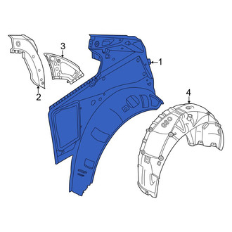 BMW OE - Rear Right Inner Quarter Panel