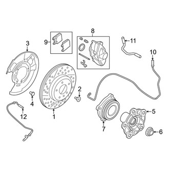 BMW OE - Rear Suspension - Brake Components