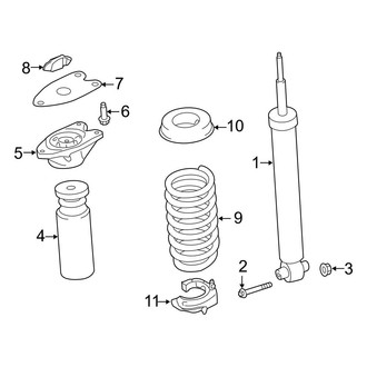BMW OE - Rear Suspension - Shocks & Components