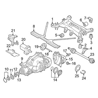 BMW OE - Rear Suspension - Axle & Differential (With M Sport, Differential)