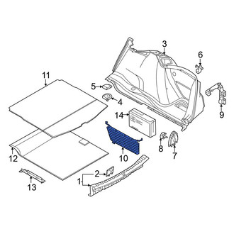 BMW OE - Rear Left Floor Storage Compartment