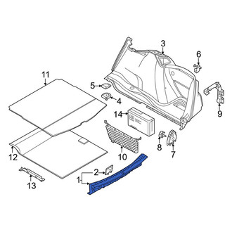 BMW OE - Rear Trunk Trim Scuff Plate