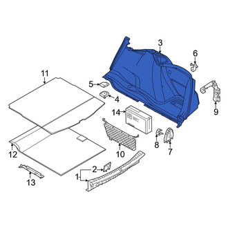 BMW OE - Rear Left Trunk Trim Panel