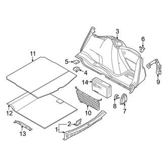 BMW OE - Rear Body & Floor - Interior Trim (Rear Compartment), (Base)