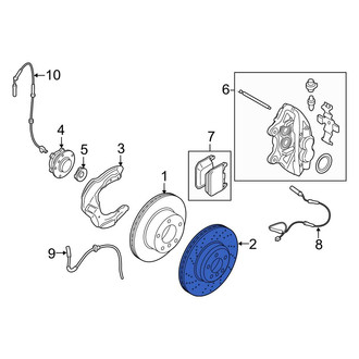 BMW OE - Front Disc Brake Rotor