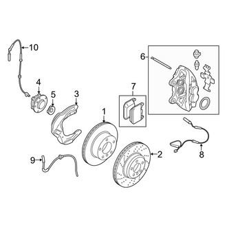 BMW OE - Front Suspension - Brake Components (With M Sport Brakes)