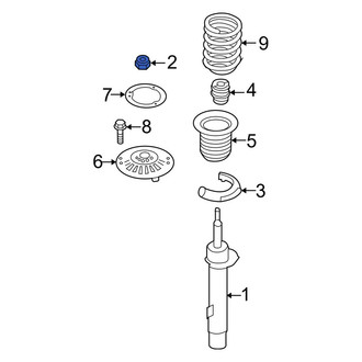 BMW OE - Upper Suspension Strut Nut