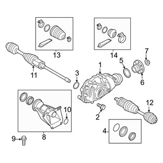 BMW OE - Front Suspension - Carrier & Front Axles