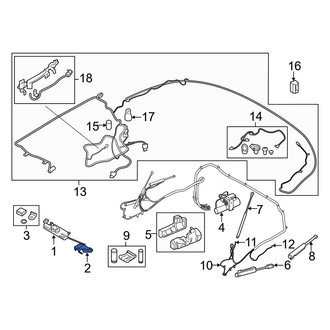 BMW OE - Convertible Top Latch