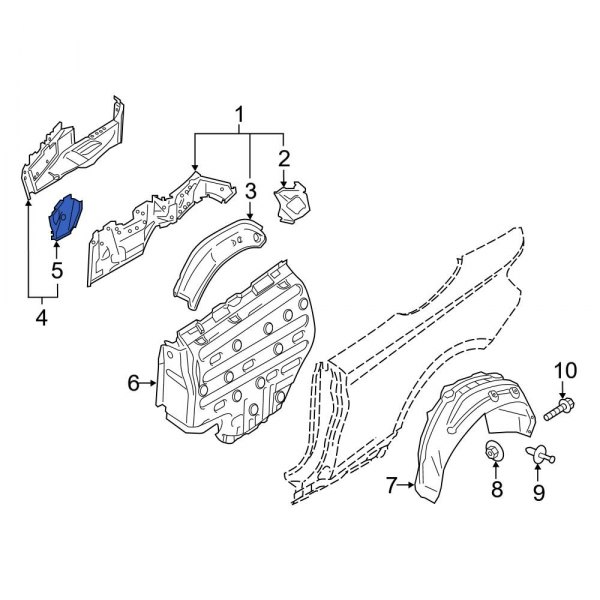 Quarter Panel Reinforcement