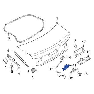 BMW OE - Rear Deck Lid Latch