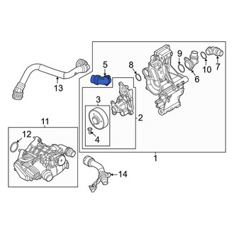 BMW OE - Engine Coolant Pipe Adapter