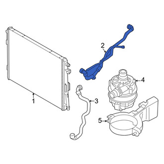 BMW OE - Upper Radiator Coolant Hose