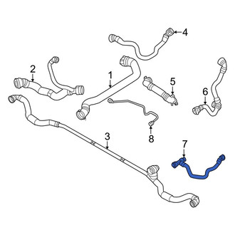 BMW OE - Engine Coolant Reservoir Hose