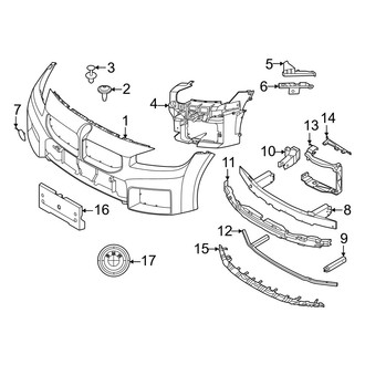 BMW OE - Front Bumper & Grille - Bumper & Components (Base)