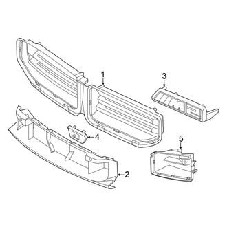 BMW OE - Front Bumper & Grille - Grille & Components (Base)