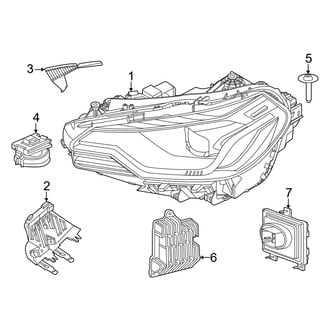 BMW OE - Front Lamps - Headlamp Components (Base)