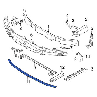 BMW OE - Front Lower Bumper Impact Bar