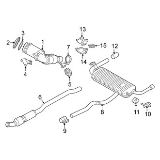 BMW OE - Exhaust System - Exhaust Components