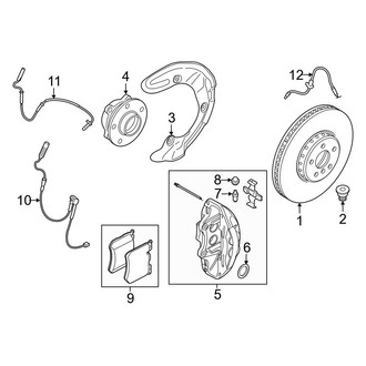 BMW OE - Front Suspension - Brake Components (With M Sport Brake)