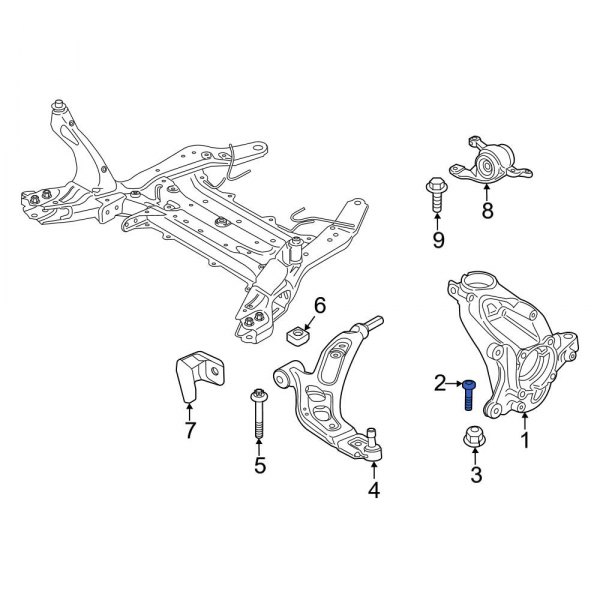 Steering Knuckle Bolt