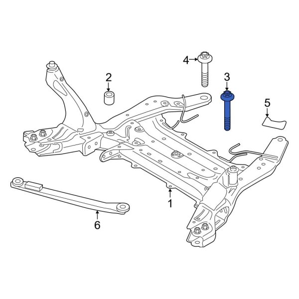 BMW OE 31106868038 Engine Torque Strut Bolt