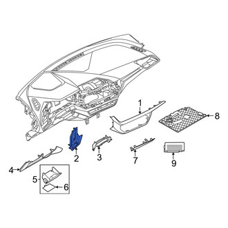 BMW OE - Left Instrument Panel Trim Panel