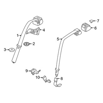 BMW OE - Restraint Systems - Rear Seat Belts