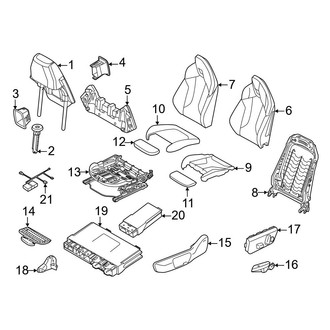 BMW OE - Seats & Tracks - Driver Seat Components (With M Sport Seat)