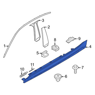 BMW OE - Left Rocker Panel Guard