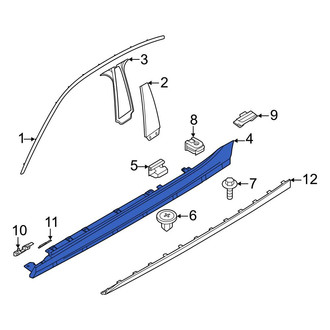 BMW OE - Left Rocker Panel Guard