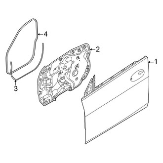 BMW OE - Front Door - Door & Components