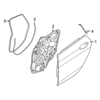 BMW OE - Rear Door - Door & Components